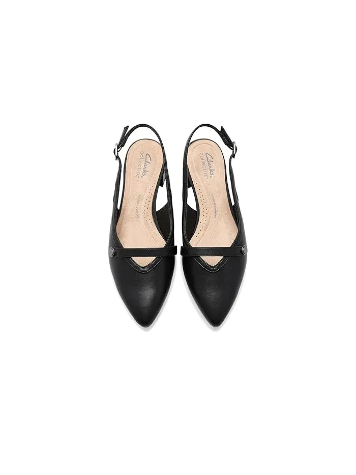 Туфли с закрытым носком на каблуке Natalyn Sling Clarks — изображение 2 из 4, черный