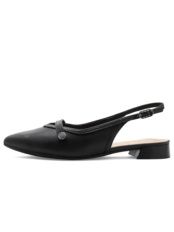 Туфли с закрытым носком на каблуке Natalyn Sling Clarks — изображение 4 из 4, черный