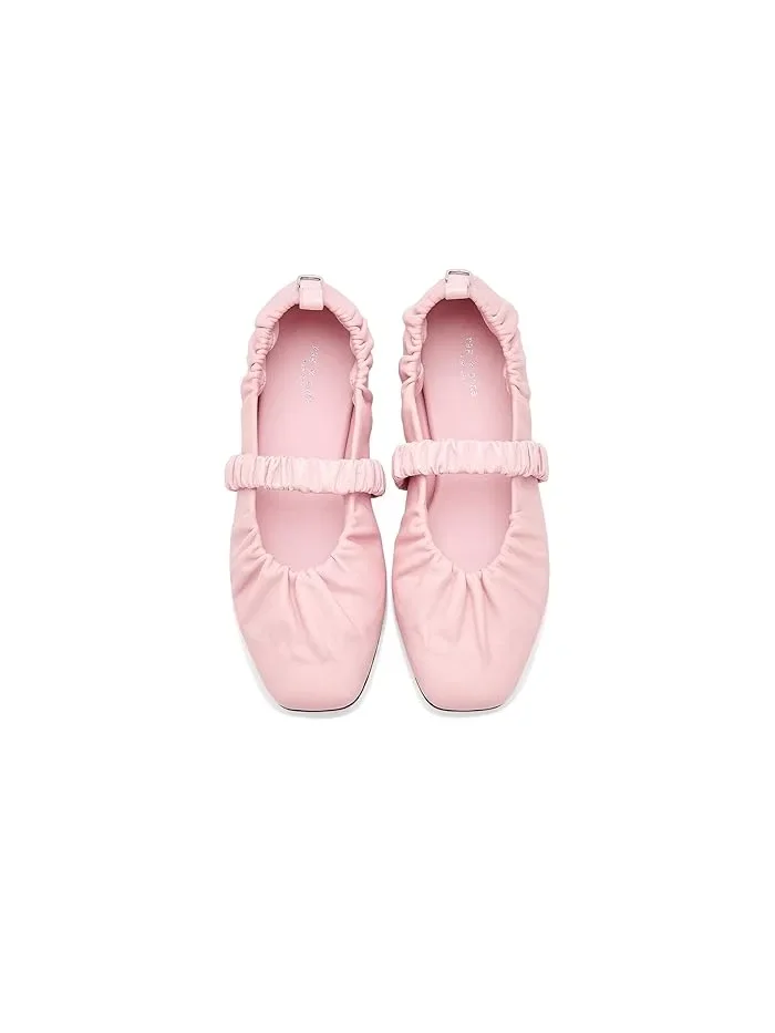 Туфли с ремешком Spire Ruched Mary Jane rag & bone — изображение 2 из 4, пудровый розовый