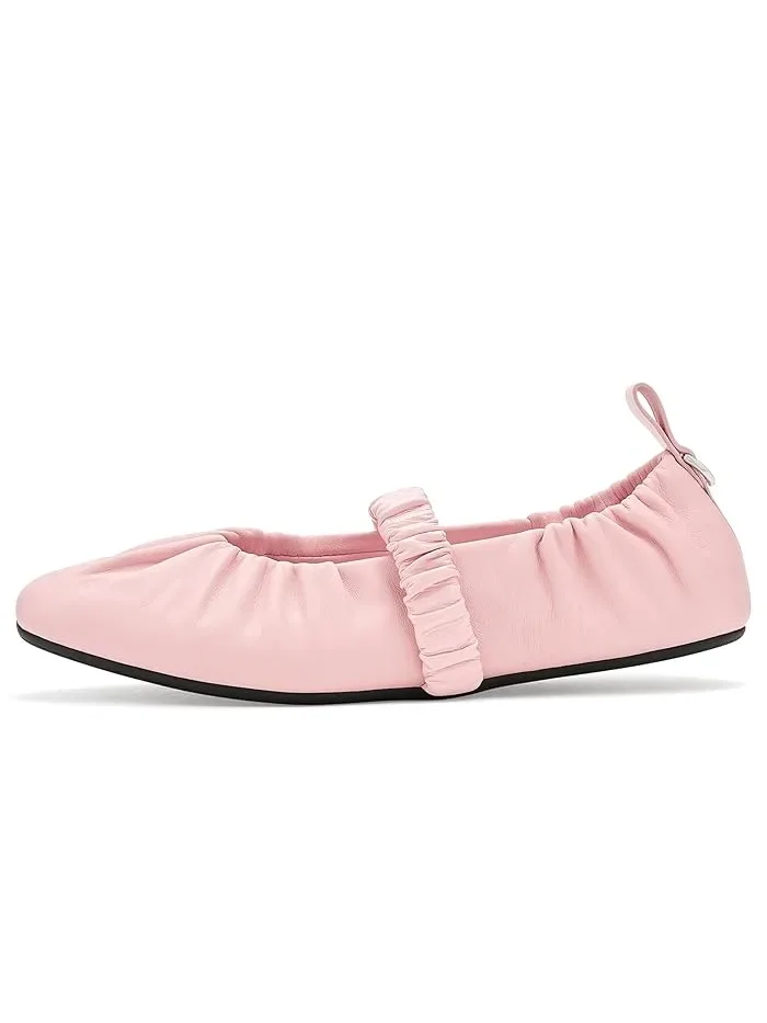 Туфли с ремешком Spire Ruched Mary Jane rag & bone — изображение 4 из 4, пудровый розовый