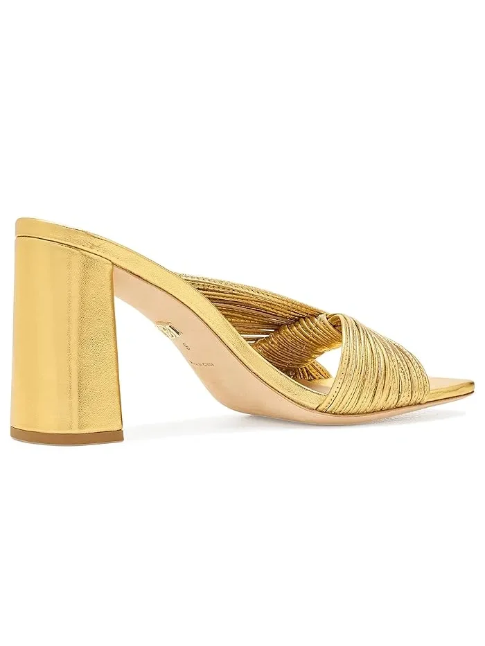 Туфли на каблуке Winslow Badgley Mischka — изображение 3 из 4, золотистый металлик
