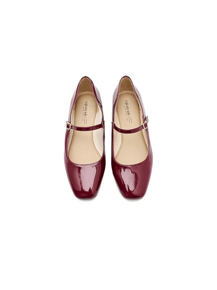 Туфли Мэри Джейн Beloved LifeStride, Dark Cherry Patent — изображение 2 из 4, вишневый
