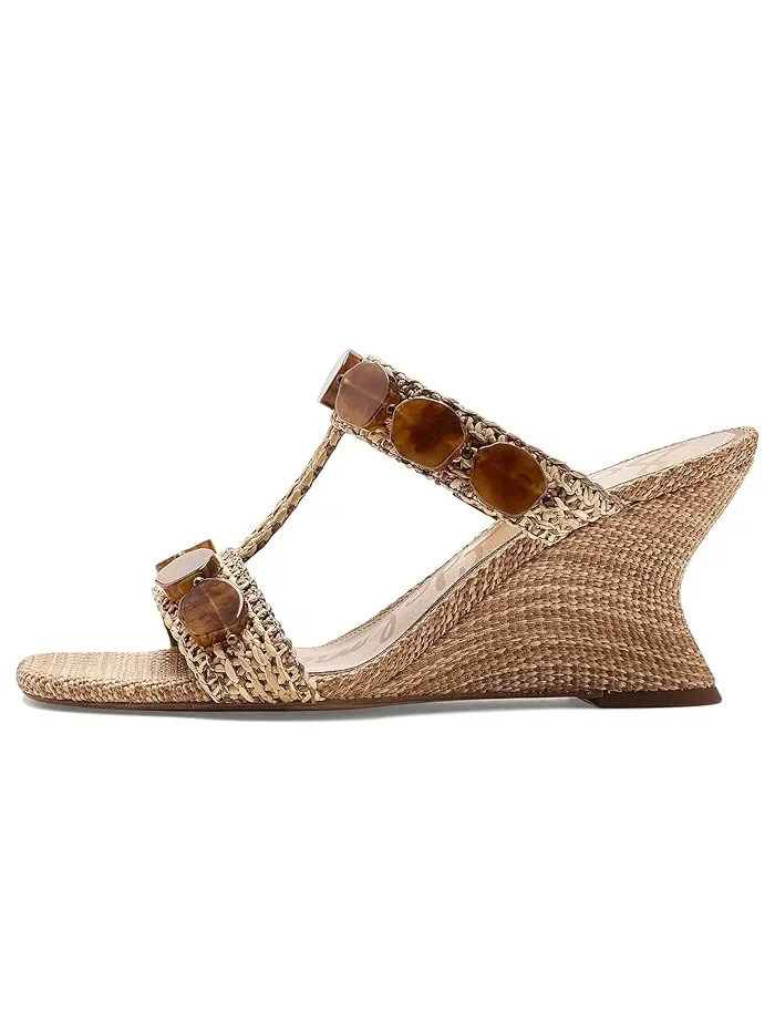 Туфли на каблуке Dante Stone Sam Edelman — изображение 4 из 4, бежевый мульти