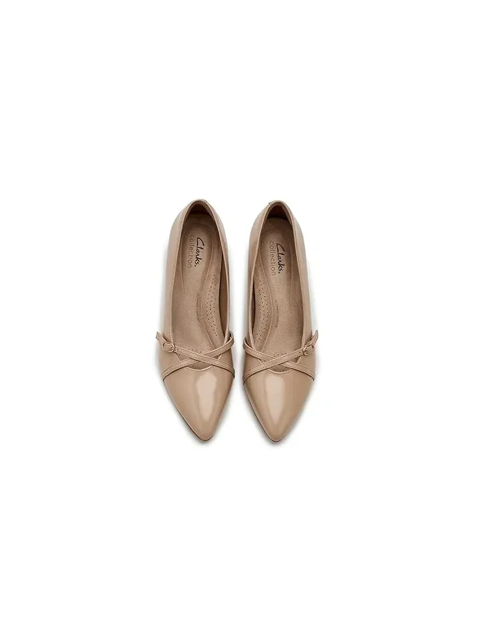 Туфли на каблуке с ремешком Kepley Star Clarks — изображение 2 из 4, бежевый