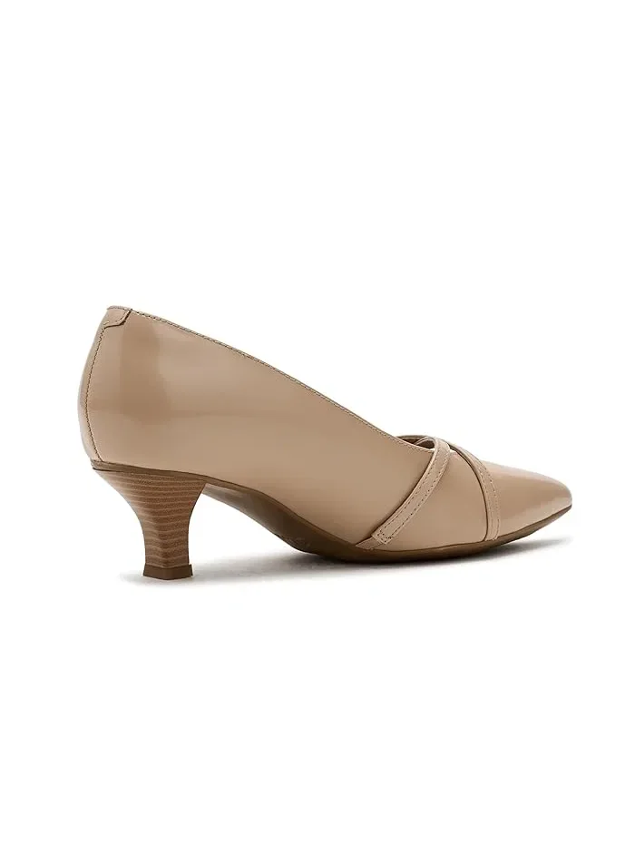 Туфли на каблуке с ремешком Kepley Star Clarks — изображение 3 из 4, бежевый