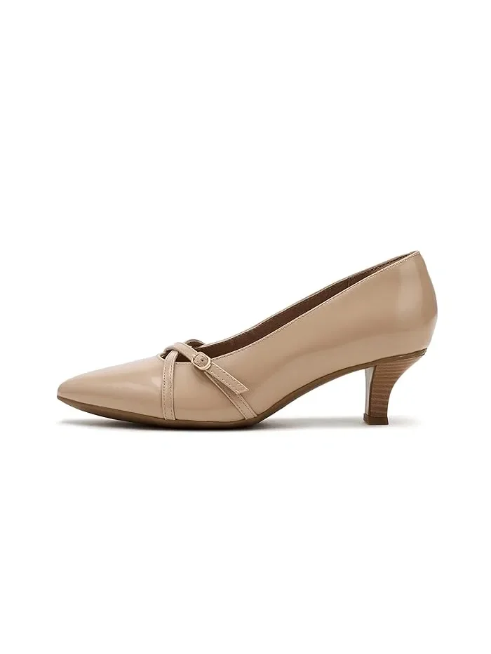 Туфли на каблуке с ремешком Kepley Star Clarks — изображение 4 из 4, бежевый