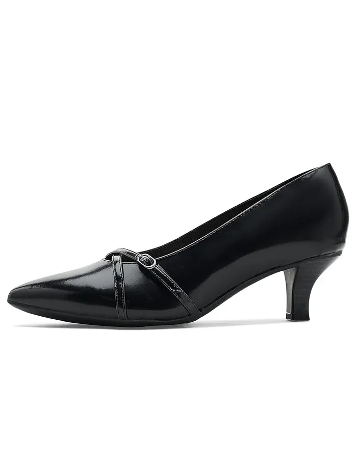 Туфли на каблуке с перемычкой Kepley Star Clarks — изображение 4 из 4, черный