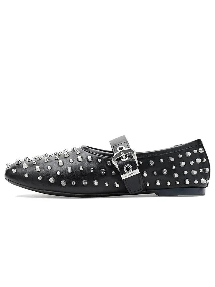 Туфли с шипами Sabine Stud AllSaints — изображение 4 из 4, черный