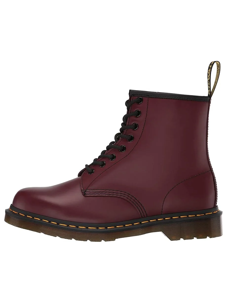 Мужские ботинки Dr. Martens 1460 Smooth — изображение 4 из 7, вишня-красный