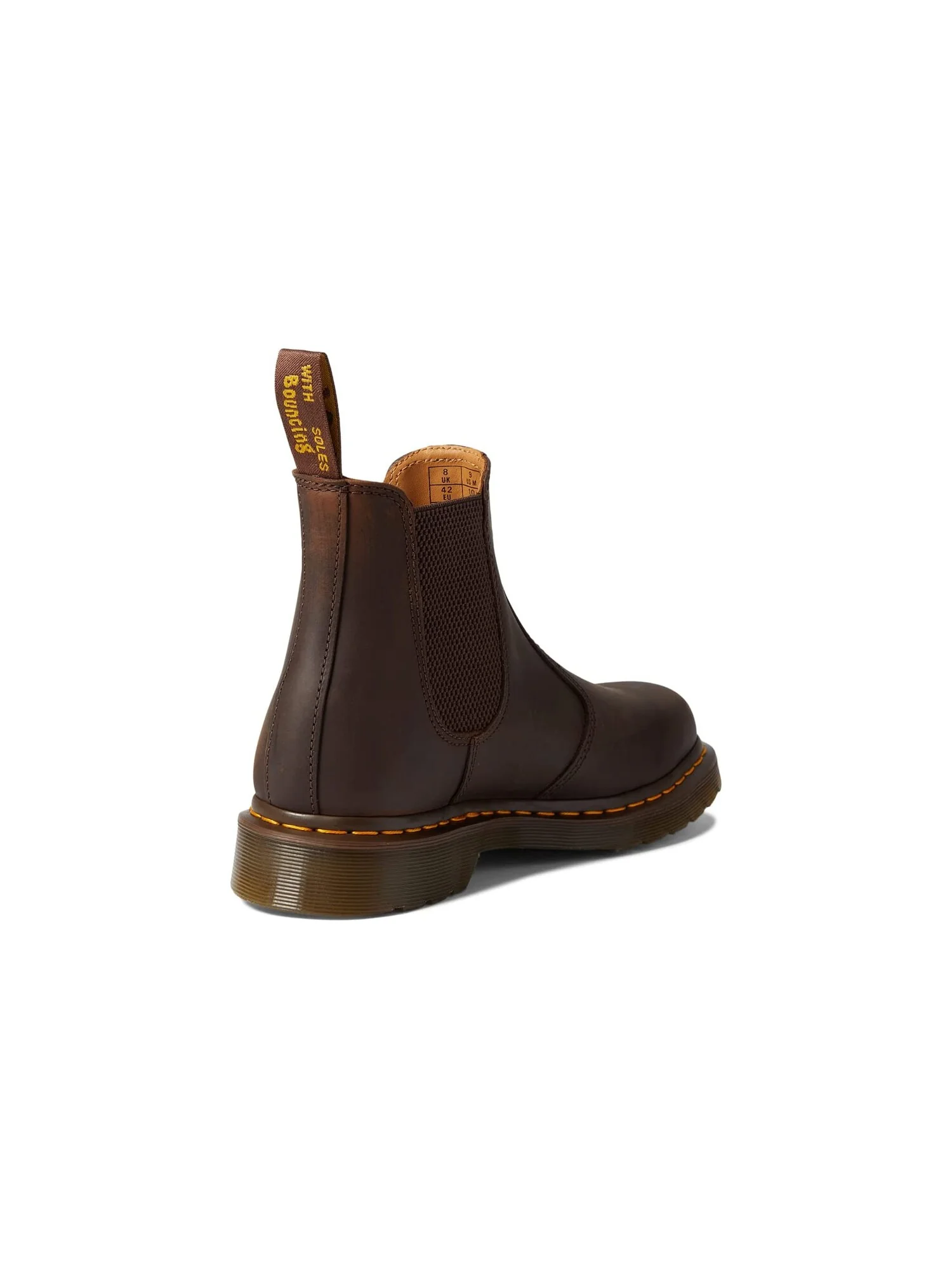 Ботинки челси Dr. Martens 2976 Stitch Smooth — изображение 2 из 4, коричневый