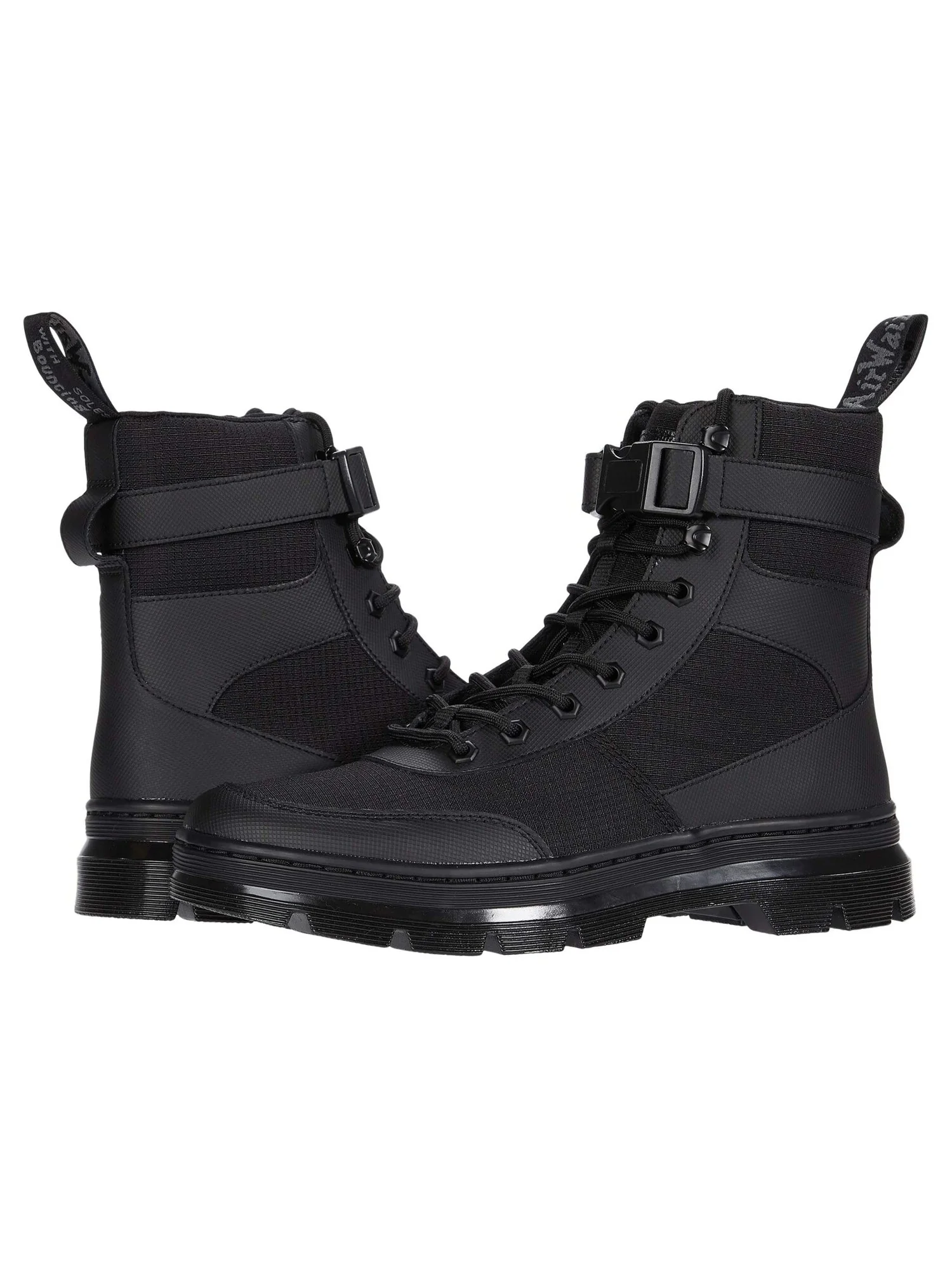 Мужские ботинки Dr. Martens Combs Tech в армейском стиле — изображение 3 из 7, черный