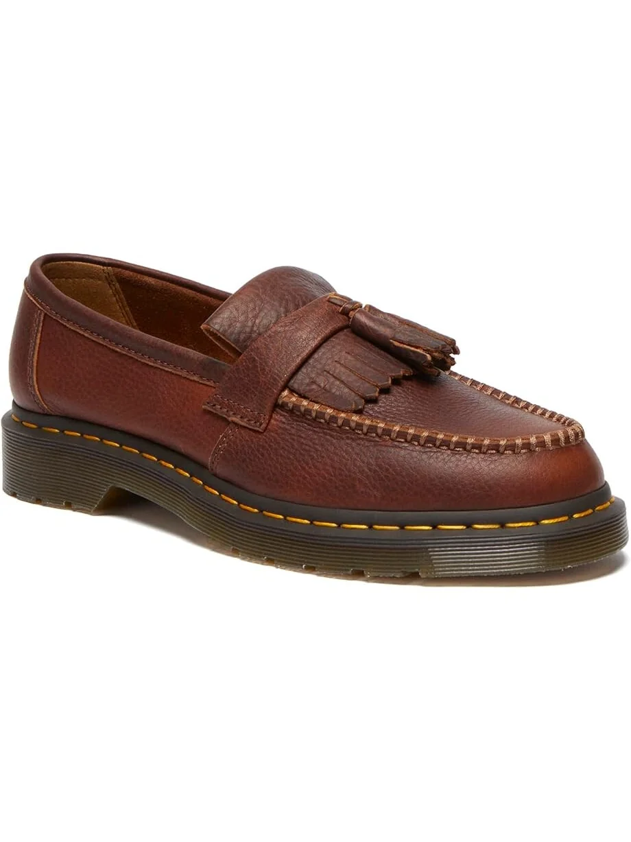 Лоферы Dr. Martens Adrian Yellow Stitch Leather Loafers