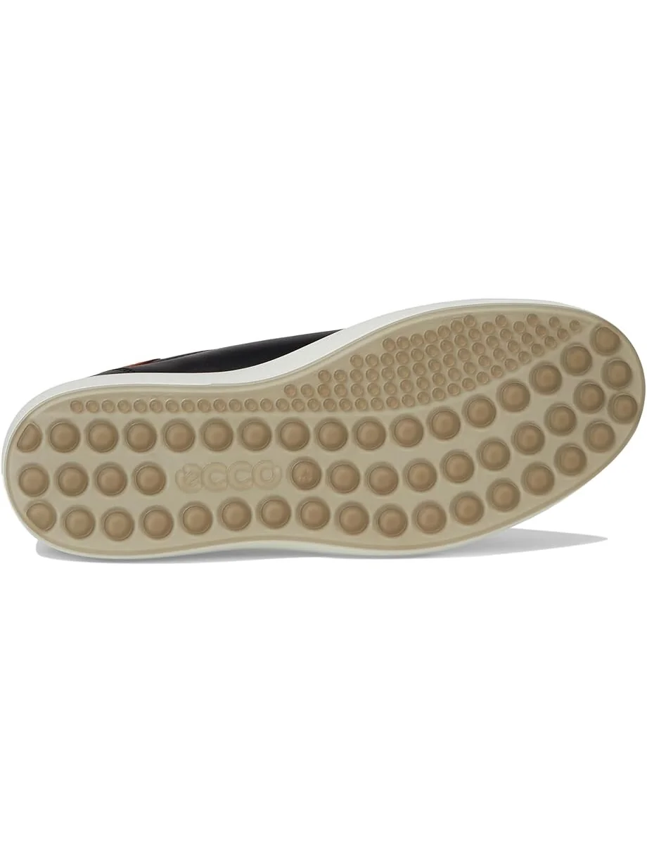 Кроссовки ECCO Soft 7 Easy Slip Sneaker — изображение 3 из 7, черный/коньячный
