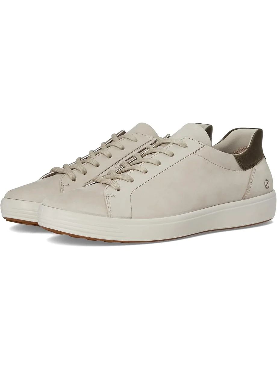 Кроссовки ECCO Soft 7 Easy Slip мужские, без шнурков, Pure Cashmere/Tarmac