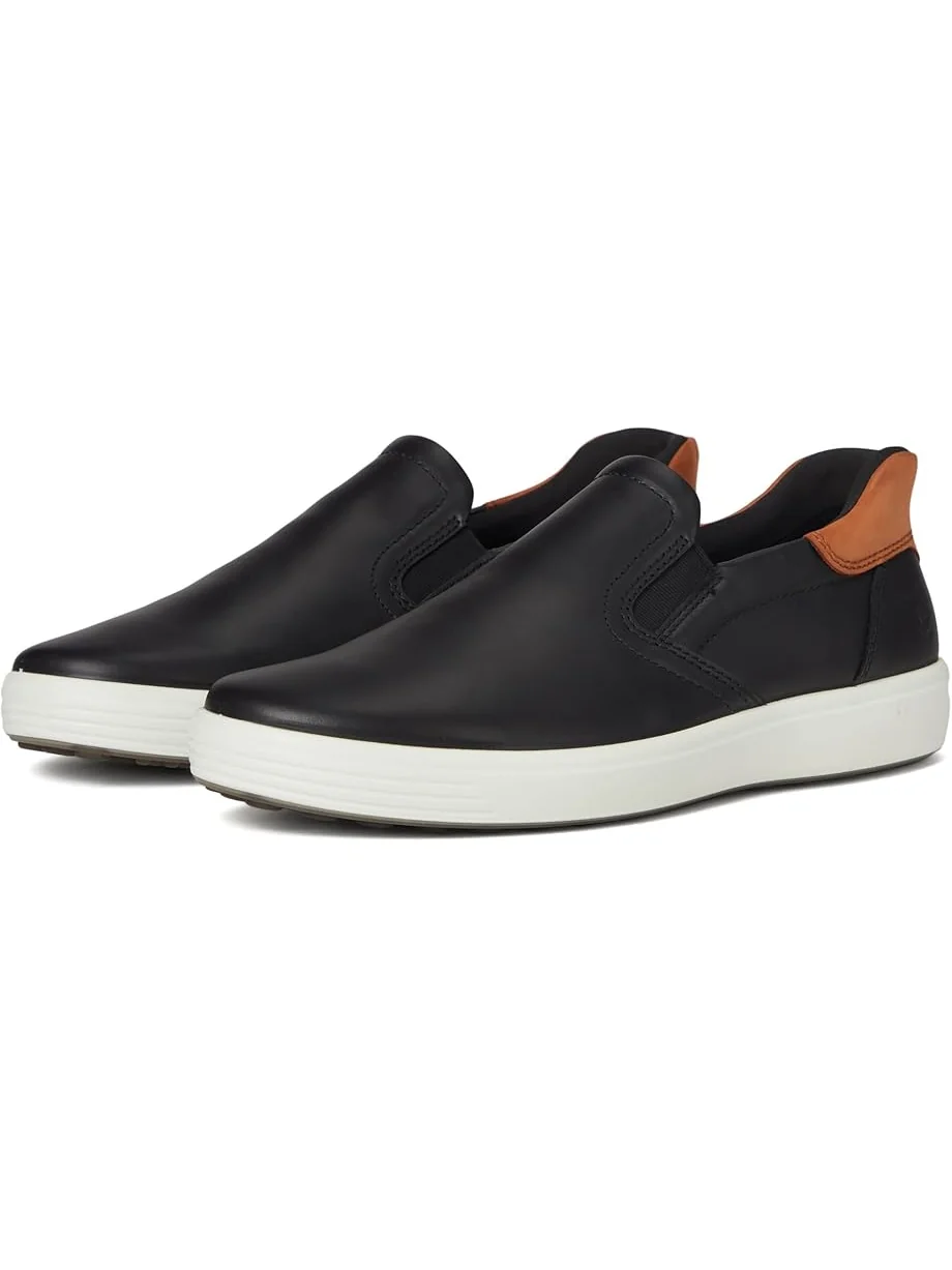 Кроссовки ECCO Soft 7 Easy Slip On Sneaker, кожаные