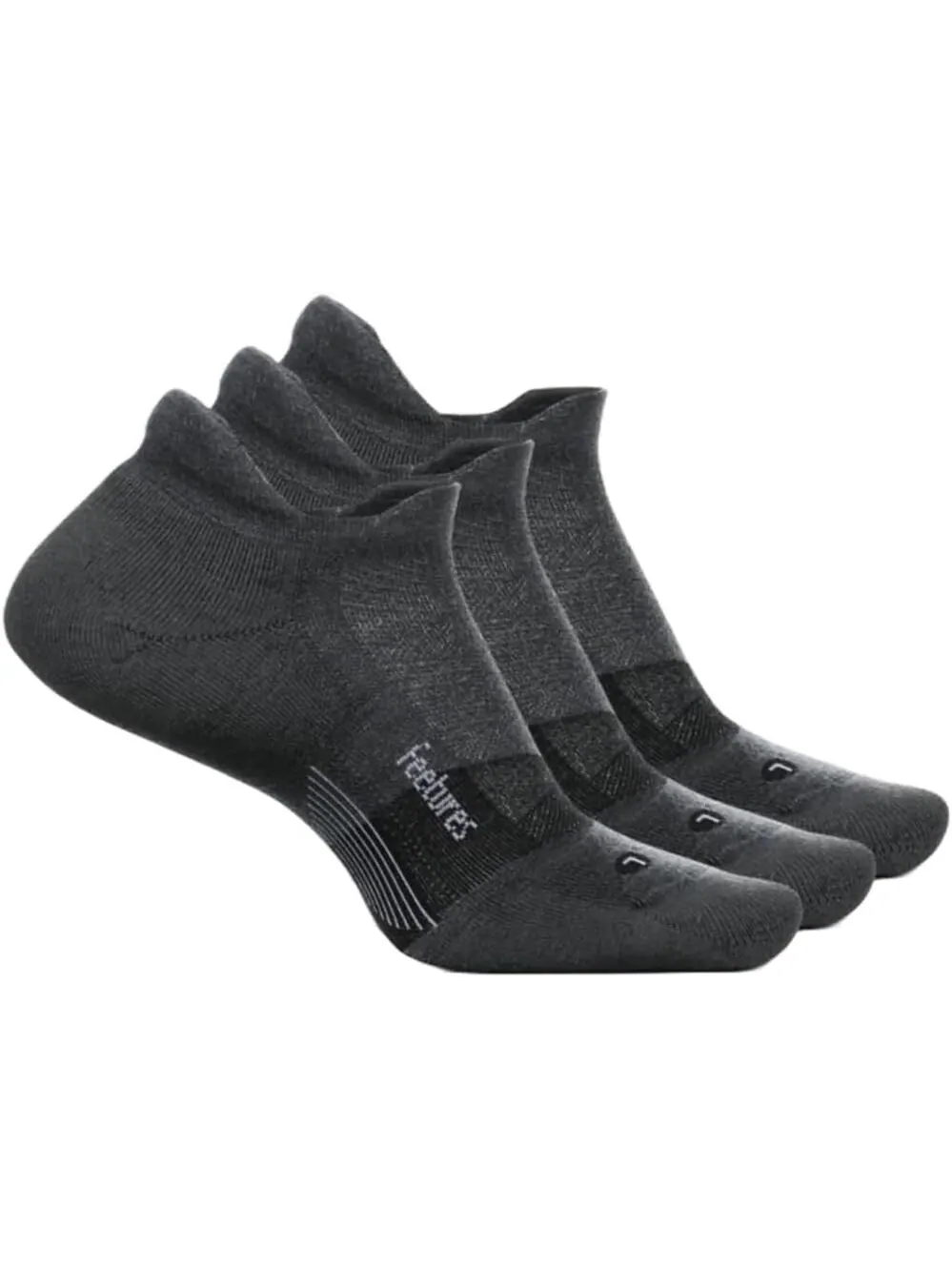Подушки Merino 10, вкладка «Не показано», упаковка из 3 пар Feetures — изображение 1 из 1, серый