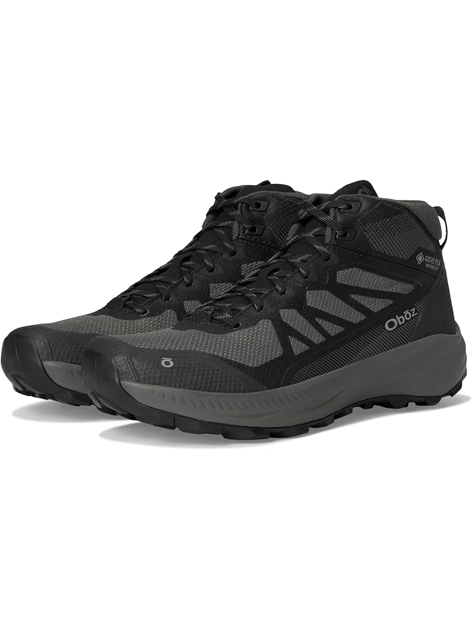 Треккинговые кроссовки Oboz Katabatic LT Mid GTX — черный