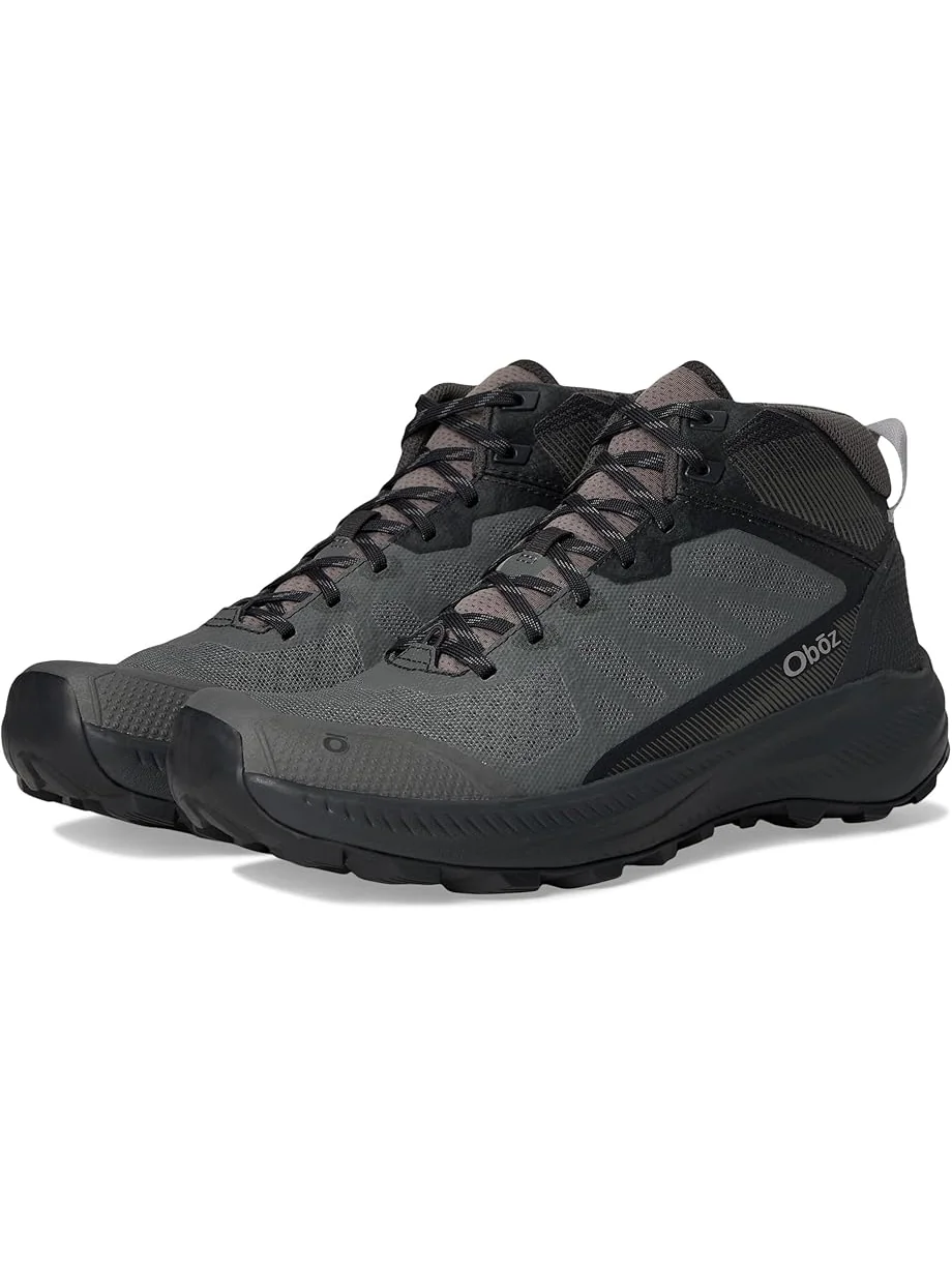 Треккинговые кроссовки Oboz Katabatic LT Mid — серый
