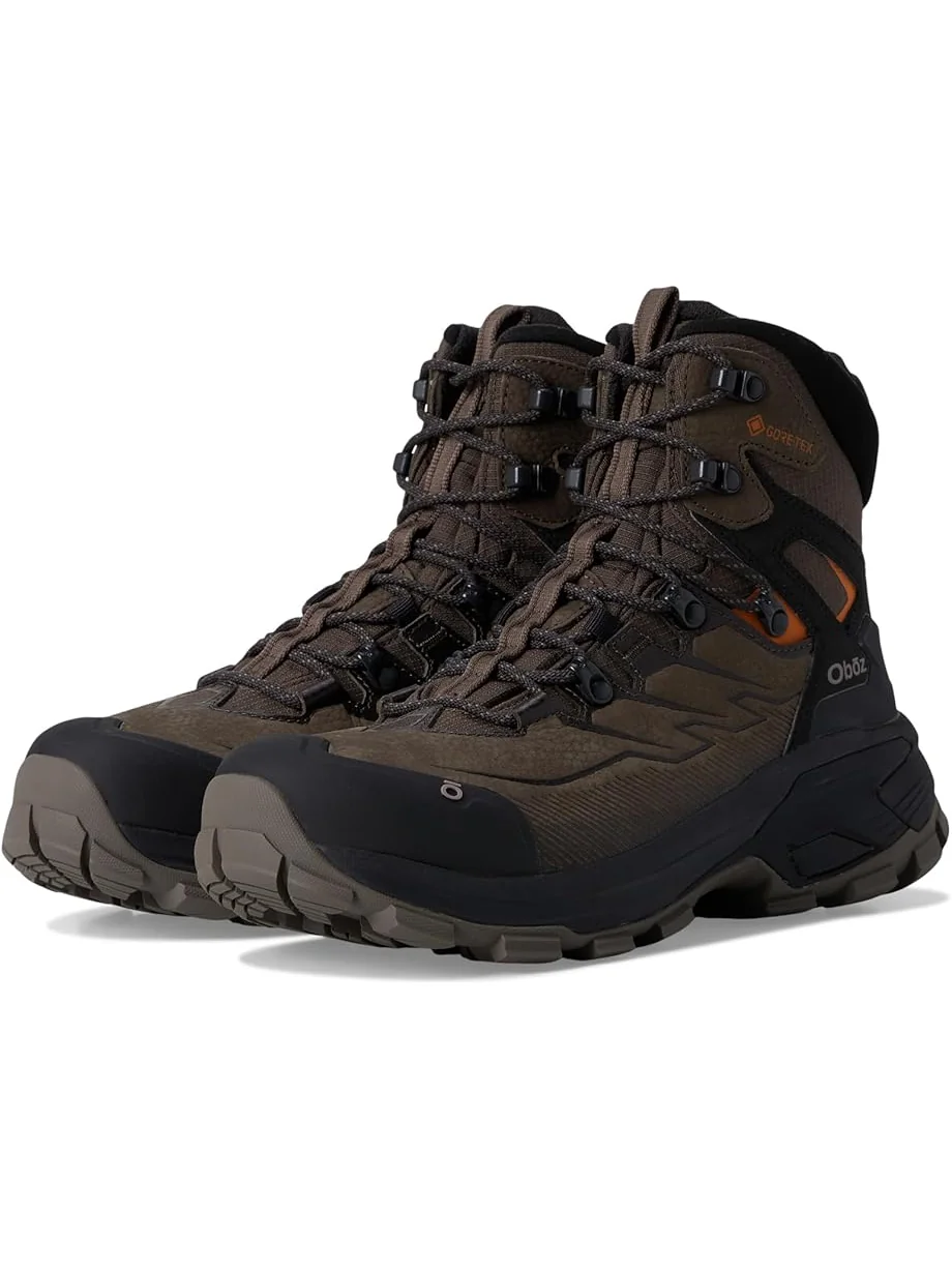 Треккинговые кроссовки Oboz Bridger Ridge Mid GTX — коричневый