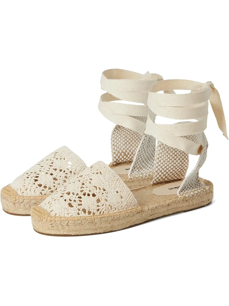 Сандалии Soludos Crochet Lauren Lace-up