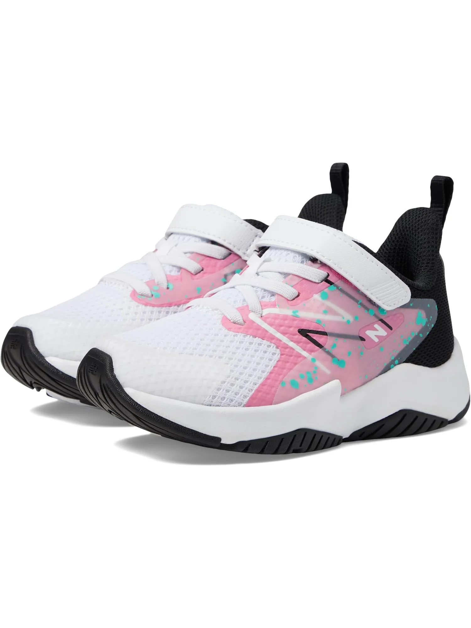 Кроссовки New Balance Kids Rave Run v2 Bungee Lace with Hook-and-Loop Top Strap