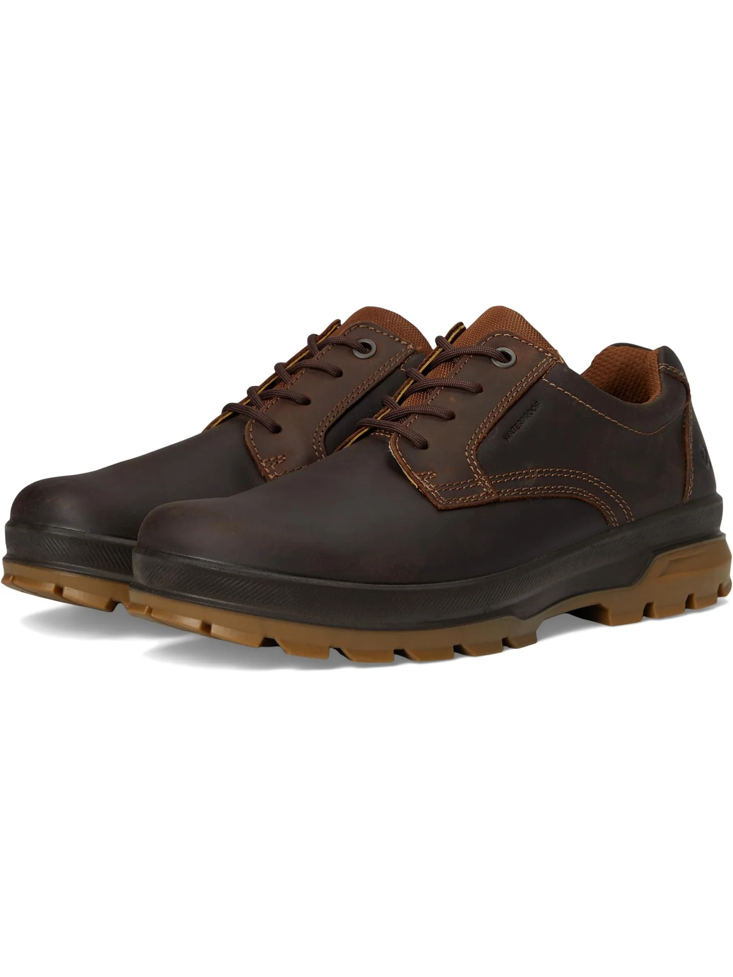 Походные ботинки ECCO Sport Rugged Track Plain Toe Low Waterproof Hiking Shoe