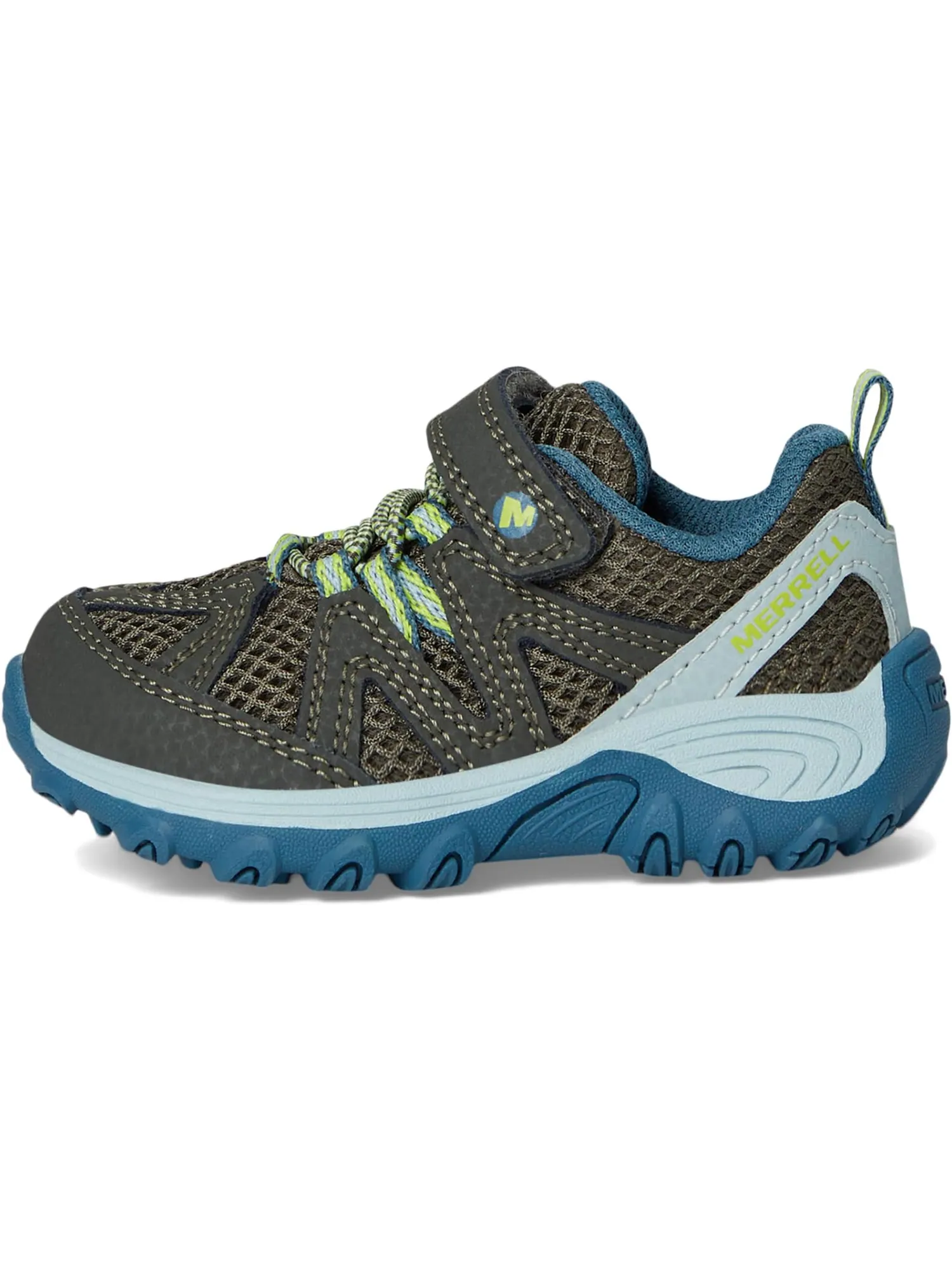Походные ботинки Merrell Kids Ridge Trek — изображение 4 из 7, оливковый