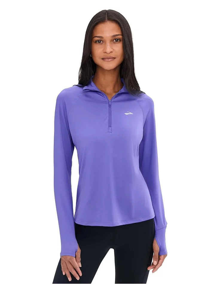 Женская футболка Brooks Dash 1/2 Zip 3.0