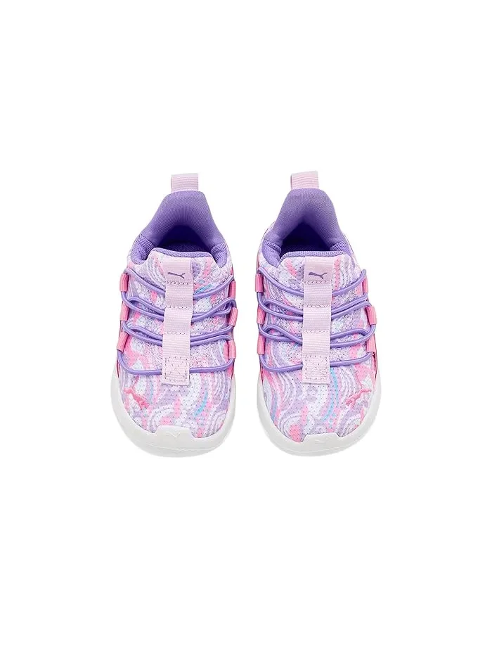Кроссовки повседневные One 4 All Slip-On PUMA Kids — изображение 2 из 4, белый//розовый