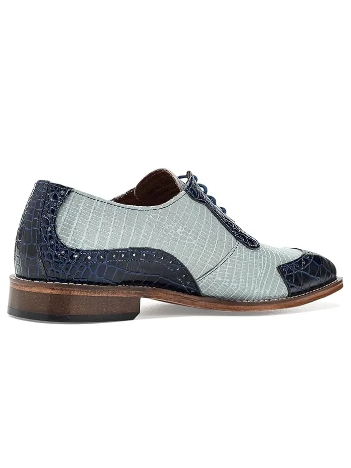 Туфли оксфорды Tarango Modified Cap Toe Stacy Adams — изображение 3 из 4, темный синий мульти