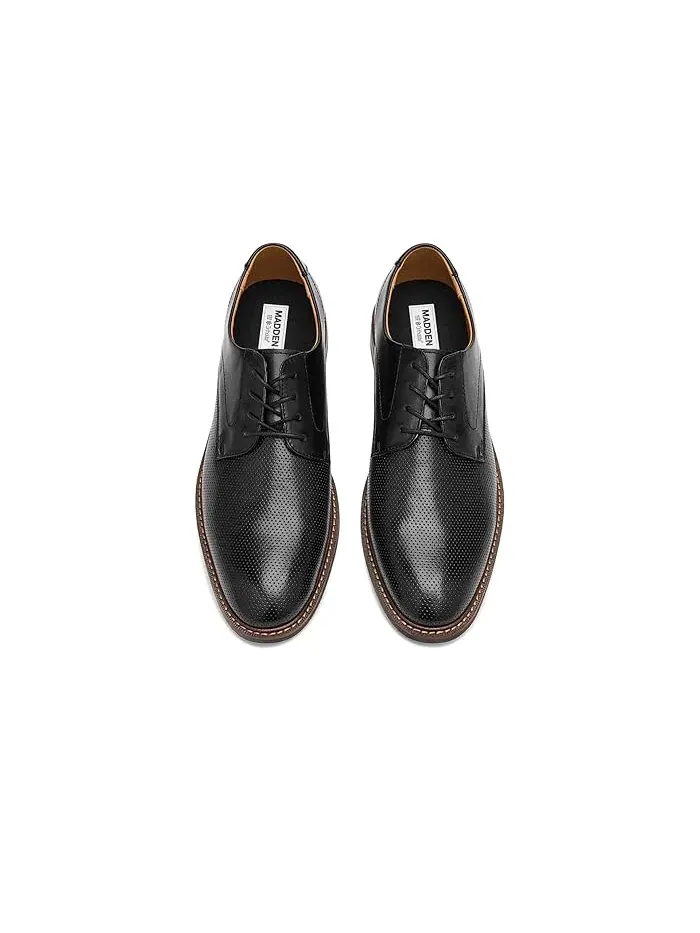 Оксфорды кожаные Maki Steve Madden — изображение 2 из 4, черный