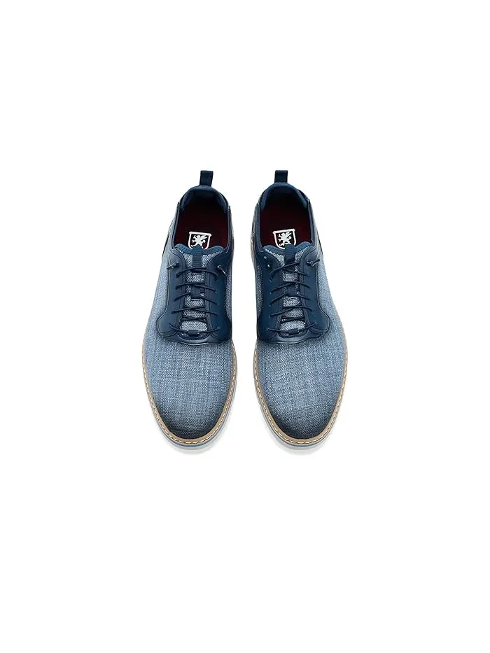 Оксфорды на шнуровке Sebert Elastic Lace Oxford Stacy Adams — изображение 2 из 4, темно-синий