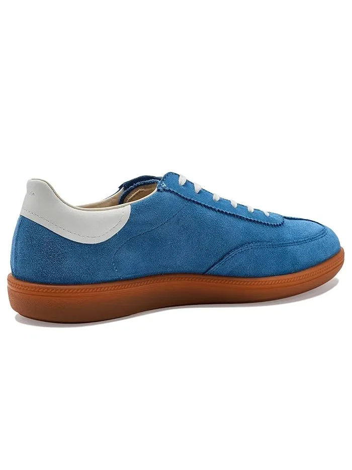 Кроссовки ECCO Soft 11, замша — изображение 3 из 4, синий/яркий белый