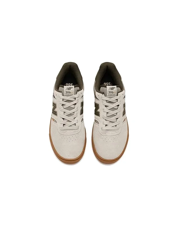 Кроссовки кожаные 306 Cup Jamie Foy New Balance Numeric — изображение 2 из 4, бежевый/оливковый