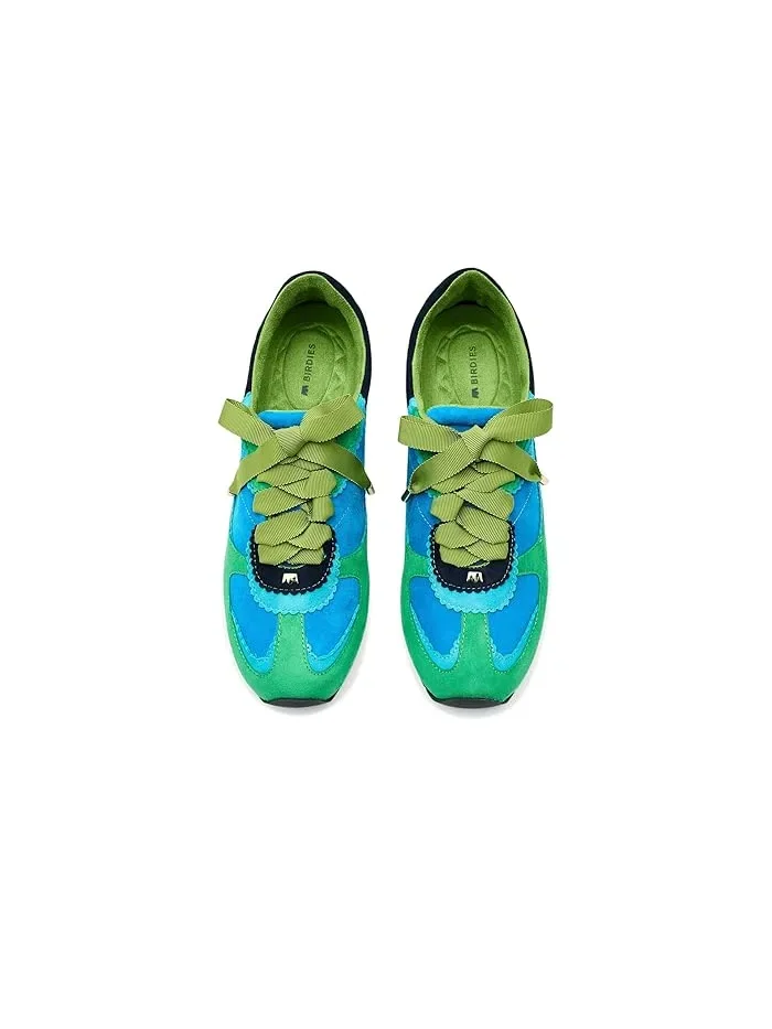 Кроссовки спортивно-шикарные Speedbird Suede Birdies — изображение 2 из 4, мульти голубой