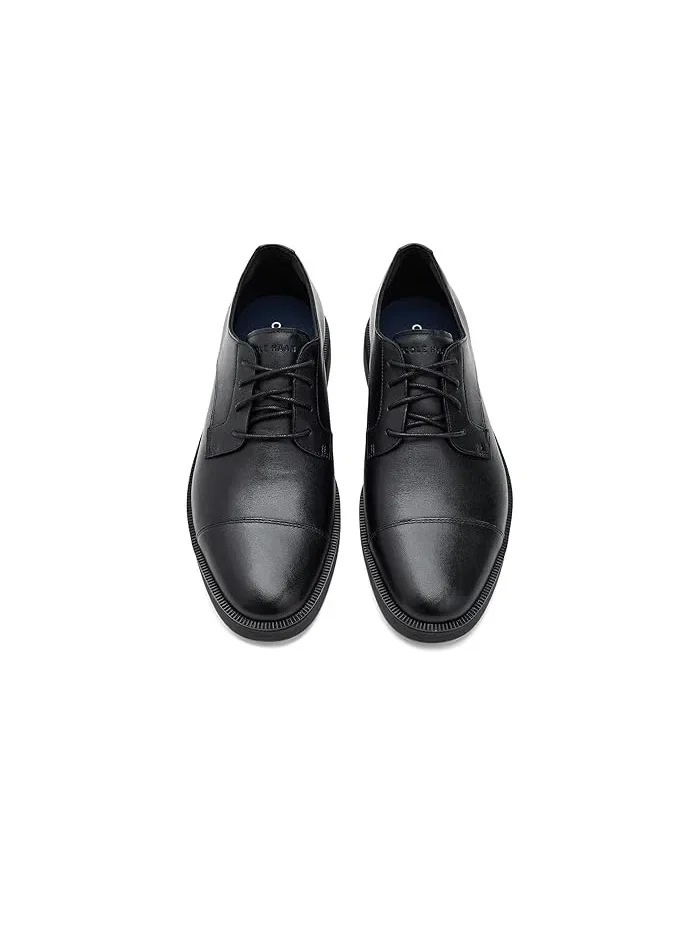 Оксфорды кожаные Davidson Grand Cap Toe Cole Haan — изображение 2 из 4, черный