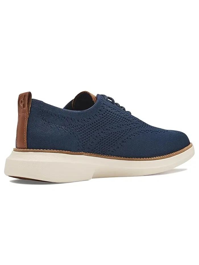 Оксфорды Stitchlite Wingtip Grand Shadowlite Cole Haan — изображение 3 из 4, темно-синий/бежевый