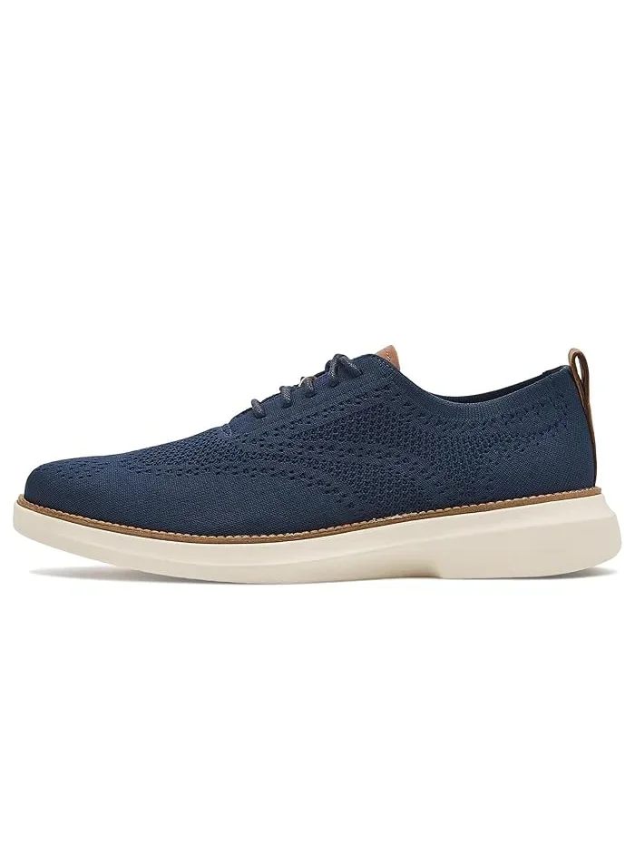 Оксфорды Stitchlite Wingtip Grand Shadowlite Cole Haan — изображение 4 из 4, темно-синий/бежевый