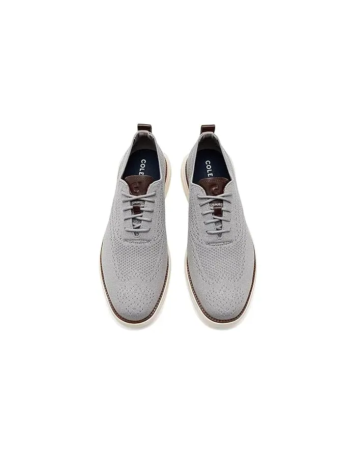 Туфли оксфорды Stitchlite Wingtip Grand Shadowlite Cole Haan — изображение 2 из 4, серый