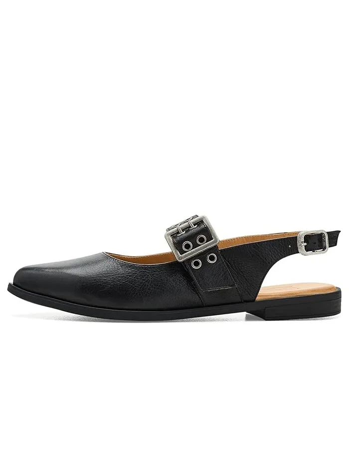 Туфли балетки Freya Sling Back Miz Mooz — изображение 4 из 4, черный