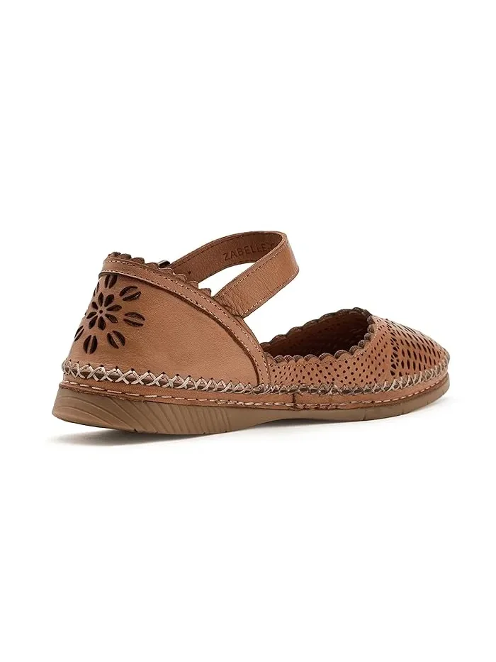 Туфли-лодочки с цветочным узором Zabelle Spring Step — изображение 3 из 4, верблюжий