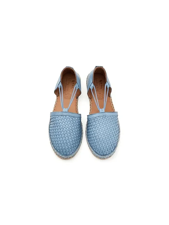 Балетки плетеные Clovae Spring Step — изображение 2 из 4, джинсовый синий синий