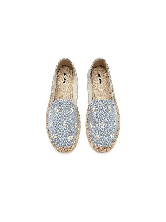Эспадрильи с цветочным принтом Daisies Smoking Espadrille Soludos — 2