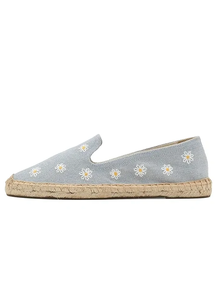 Эспадрильи с цветочным принтом Daisies Smoking Espadrille Soludos — 4