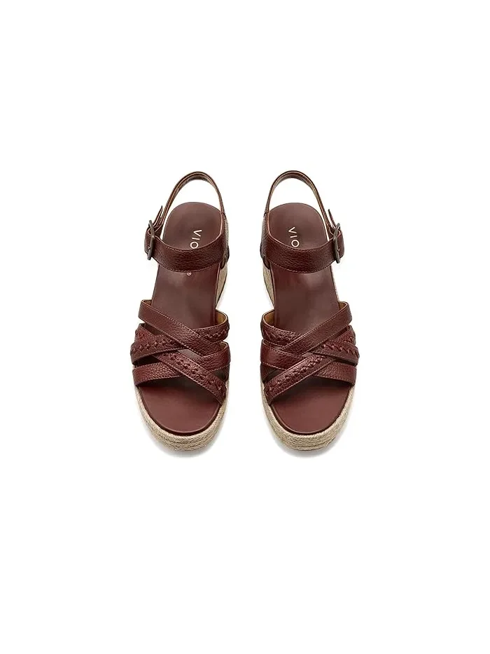 Туфли-эспадрильи на платформе Dana VIONIC, Sable Tumbled Leather — 2
