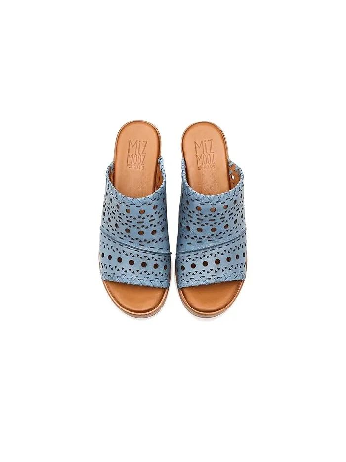Босоножки на танкетке Wesley Wedge Miz Mooz, Jeans — изображение 2 из 4, джинсы