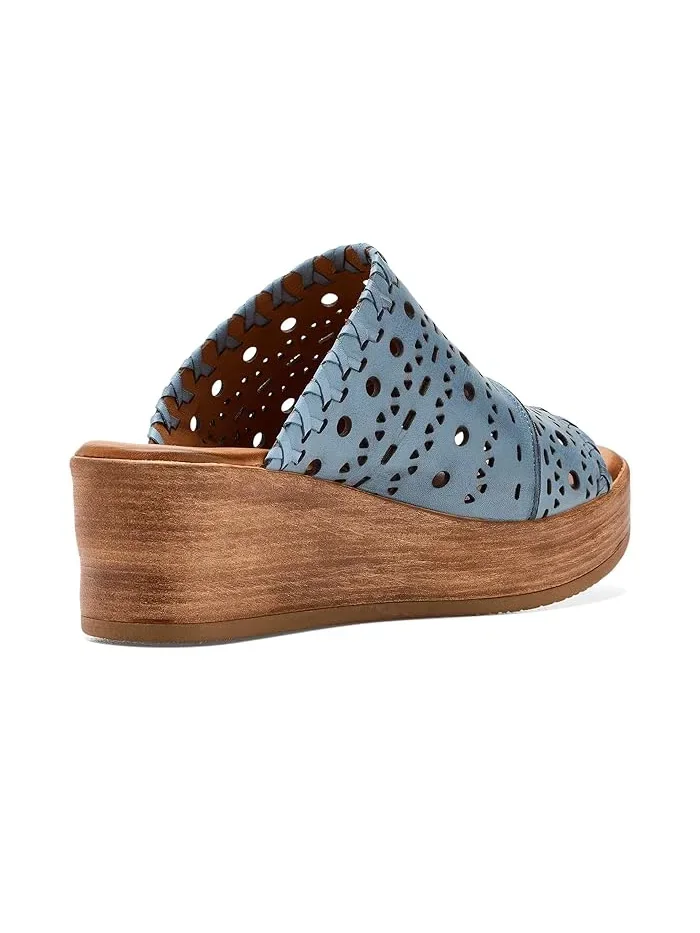 Босоножки на танкетке Wesley Wedge Miz Mooz, Jeans — изображение 3 из 4, джинсы