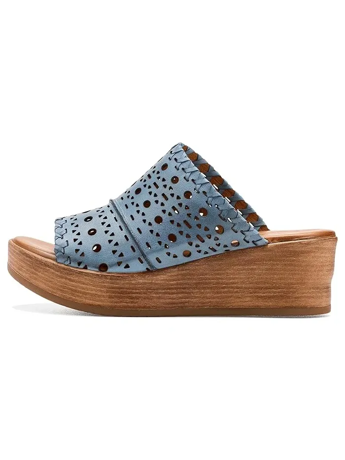 Босоножки на танкетке Wesley Wedge Miz Mooz, Jeans — изображение 4 из 4, джинсы