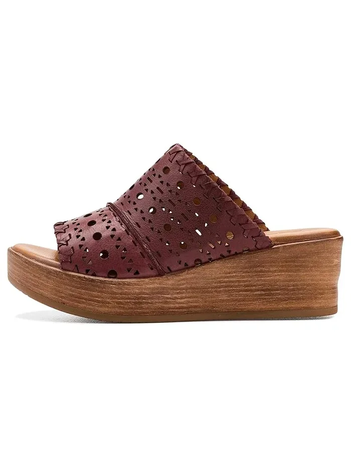 Босоножки на танкетке Wesley Wedge Miz Mooz — изображение 4 из 4, красный