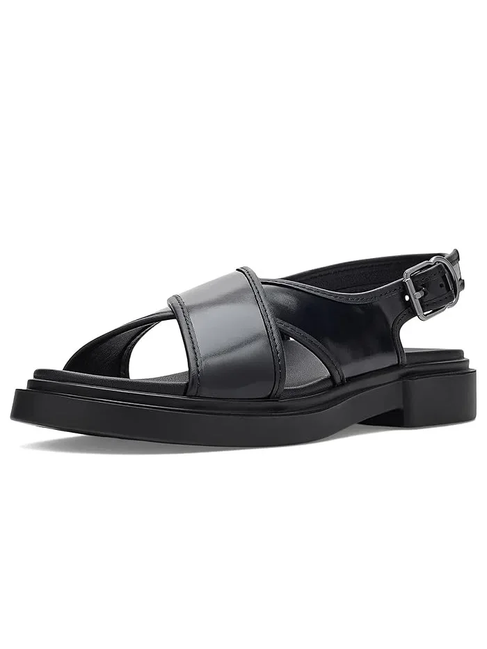 Сандалии ECCO Seoul Cross Strap Slingback, кожаные, с перекрестными ремешками